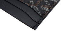 画像をギャラリービューアに読み込む, 極美品 GOYARD ゴヤール サン シュルピス カードケース STSULPPMLTY01CL01X レザー PVC ブラック 中古 4c067836