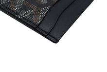 画像をギャラリービューアに読み込む, 極美品 GOYARD ゴヤール サン シュルピス カードケース STSULPPMLTY01CL01X レザー PVC ブラック 中古 4c067836