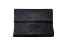 Load image into Gallery viewer, TOD'S トッズ 財布 三つ折り 折り財布 イタリア製 本革レザー ブラック 刺繍 美品 中古 4c070317