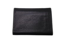 Load image into Gallery viewer, TOD'S トッズ 財布 三つ折り 折り財布 イタリア製 本革レザー ブラック 刺繍 美品 中古 4c070317