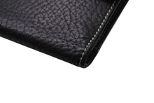 Load image into Gallery viewer, TOD'S トッズ 財布 三つ折り 折り財布 イタリア製 本革レザー ブラック 刺繍 美品 中古 4c070317