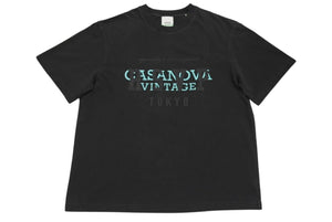 New and unused RSVP Gallery × Casanova Vintage collaboration short sleeve T-shirt 15th anniversary cotton black size L 4c072407