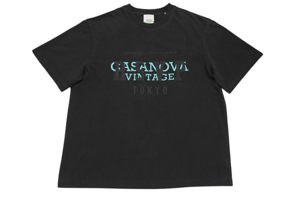 New and unused RSVP Gallery × Casanova Vintage collaboration short sleeve T-shirt 15th anniversary cotton black size L 4c072407