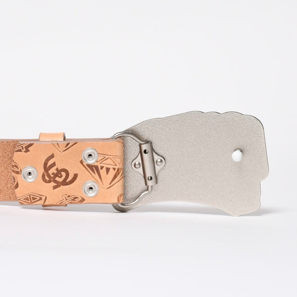 New and unused item BILLIONAIRE BOYS CLUB CASANOVA BOYS CLUB Casanova Boys Club Belt Brown Silver hardware Size L Used 4a008851