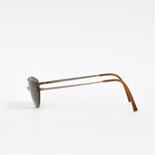 画像をギャラリービューアに読み込む, 極美品 CHANEL シャネル リムレス サングラス メガネ ココマーク 4003 イタリア製 メタル ブラウン サイズ53◻︎19 中古 4b009480