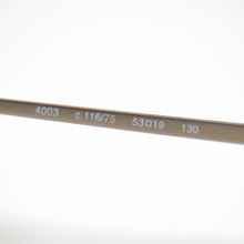 画像をギャラリービューアに読み込む, 極美品 CHANEL シャネル リムレス サングラス メガネ ココマーク 4003 イタリア製 メタル ブラウン サイズ53◻︎19 中古 4b009480