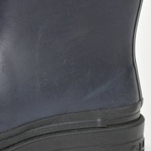 Load image into Gallery viewer, CHANEL シャネル レインブーツ ココマーク ロゴ ブラック ネイビー ラバー サイズ38 G39620B23123 美品 中古 4b010301