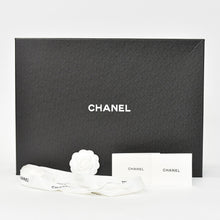 Load image into Gallery viewer, CHANEL シャネル レインブーツ ココマーク ロゴ ブラック ネイビー ラバー サイズ38 G39620B23123 美品 中古 4b010301