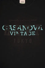 Load image into Gallery viewer, 新品未使用 RSVP Gallery × Casanova Vintage コラボ 半袖Ｔシャツ 15周年記念 コットン ブラック サイズXS 4c072410