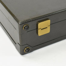 Load image into Gallery viewer, HERMES エルメス エスパスPM アタッシュケース ビジネスバッグ 150周年 500個限定 カーボン ブラック ゴールド金具 美品 中古 4b010048