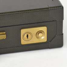Load image into Gallery viewer, HERMES エルメス エスパスPM アタッシュケース ビジネスバッグ 150周年 500個限定 カーボン ブラック ゴールド金具 美品 中古 4b010048