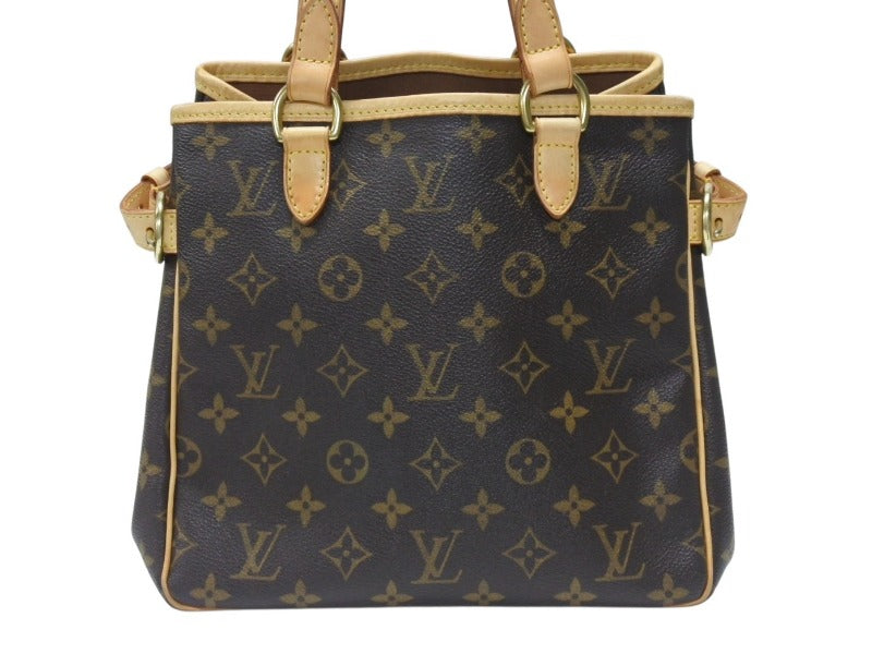 LOUIS VUITTON Patignolle Handbag M51156 Monogram Canvas Brown Good Condition Used 4b006526