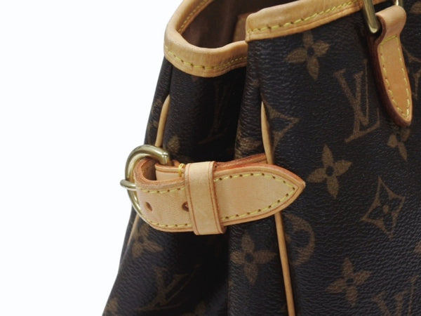 LOUIS VUITTON ルイヴィトン パティニョール ハンドバッグ M51156 モノグラムキャンバス ブラウン 美品 中古 4b006526