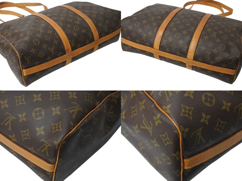 LOUIS VUITTON Flannery PM Tote Bag M51115 Monogram Brown PVC Leather Gold Hardware Good Used 4c070979