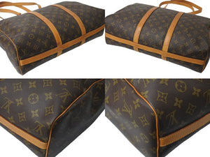 LOUIS VUITTON Flannery PM Tote Bag M51115 Monogram Brown PVC Leather Gold Hardware Good Used 4c070979