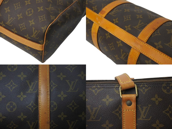 LOUIS VUITTON Flannery PM Tote Bag M51115 Monogram Brown PVC Leather Gold Hardware Good Used 4c070979