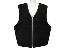 画像をギャラリービューアに読み込む, 新品未使用 Supreme シュプリーム 24AW Reversible Faux Shearling Work Vest ベスト ブラック サイズL 中古 4b006274