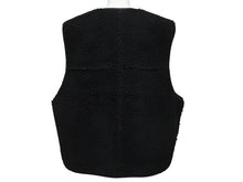 画像をギャラリービューアに読み込む, 新品未使用 Supreme シュプリーム 24AW Reversible Faux Shearling Work Vest ベスト ブラック サイズL 中古 4b006274