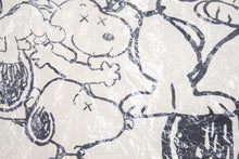 画像をギャラリービューアに読み込む, UNIQLO ユニクロ KAWS カウズ ピーナッツ トートバッグ アイボリー ブラック スヌーピー バッグ 未使用品 11665