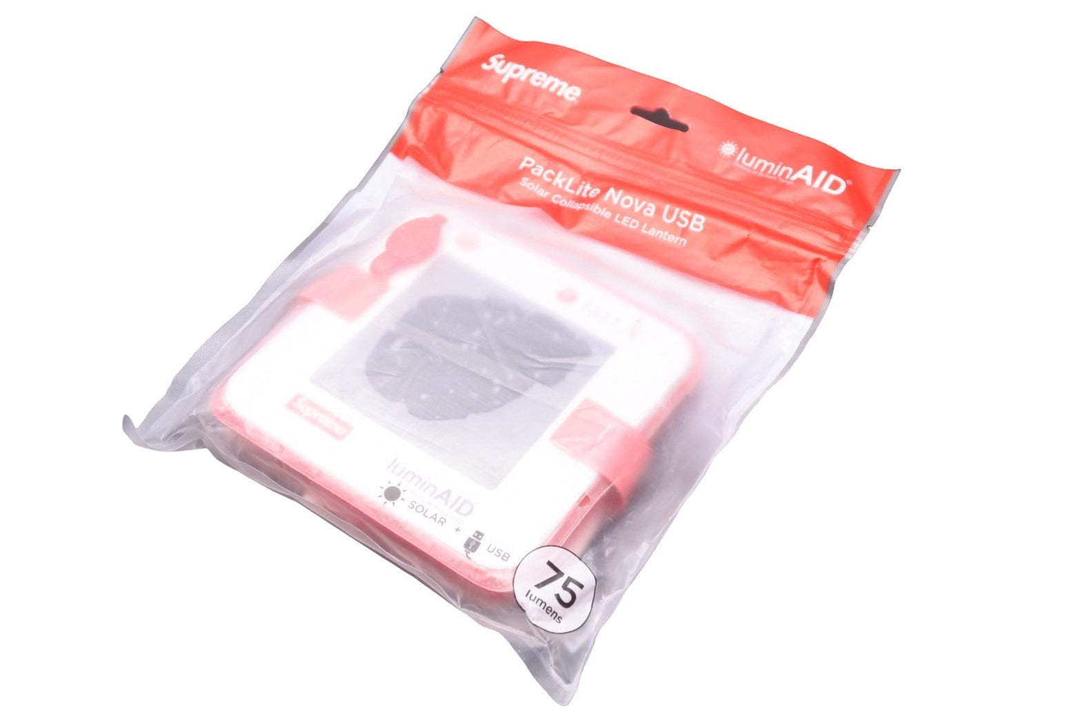 新品未使用 Supreme シュプリーム LuminAID Packlite Nova USB ライト