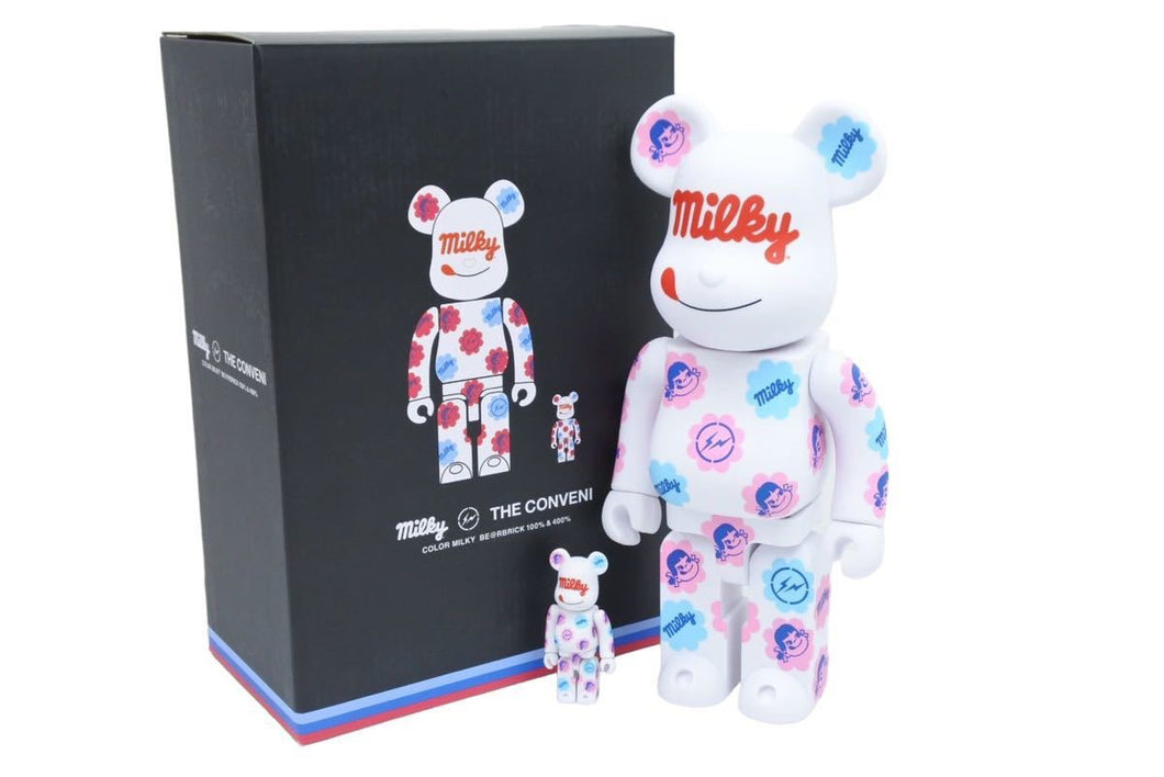 MILKY THE CONVENI MILKY BE@RBRICK ベアブリック 100% & 400% 不二家 ...