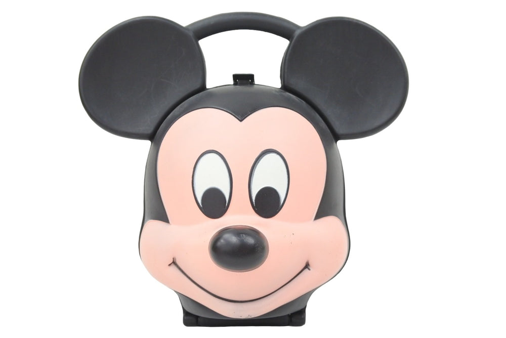 激レア Mickey Mouse ミッキーマウス ディズニー ヴィンテージ 水筒ケース ハンドバッグ 顔 プラスチック ユニセックス 良好 14505