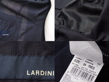 Load image into Gallery viewer, LARDINI ラルディーニ スーツ セットアップ ジャケット パンツ ネイビー 薄手 メンズ サイズ54 中古 N18473