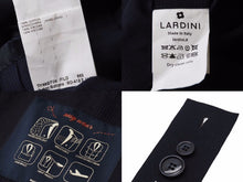 Load image into Gallery viewer, LARDINI ラルディーニ スーツ セットアップ ジャケット パンツ ネイビー 薄手 メンズ サイズ54 中古 N18473