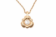 画像をギャラリービューアに読み込む, NINA RICCI ニナリッチ フラワーモチーフ ネックレス ゴールド GP 7.7g ロゴ アクセサリー ジュエリー 小物 美品 中古 20564