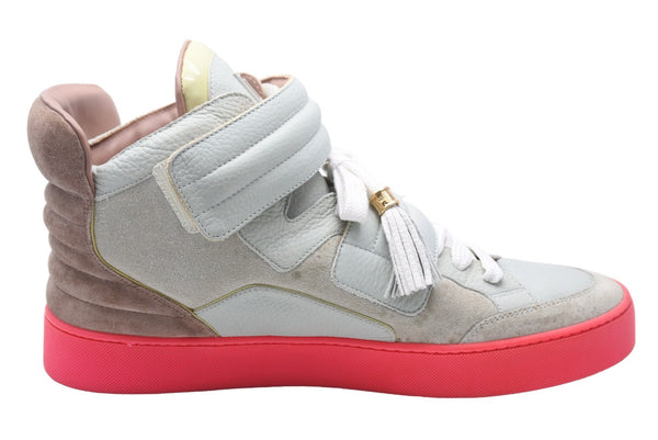 LouisVuitton ルイヴィトン × Kanye West カニエウエスト ジャスパー ハイカットスニーカー グレー ピンク 8 1/2 美品 中古 21935