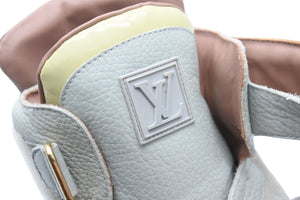 LouisVuitton ルイヴィトン × Kanye West カニエウエスト ジャスパー ハイカットスニーカー グレー ピンク 8 1/2 美品 中古 21935