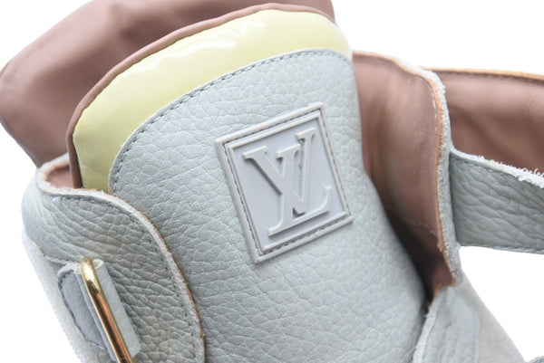 LouisVuitton ルイヴィトン × Kanye West カニエウエスト ジャスパー ハイカットスニーカー グレー ピンク 8 1/2 美品 中古 21935