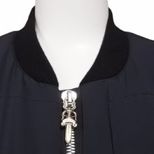 画像をギャラリービューアに読み込む, CHROME HEARTS クロムハーツ NIP &amp; TUCK ジップアップ タガージップ ブルゾン ジャケット M ブラック クロスパッチ8つ 美品 22062 正規品