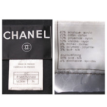 画像をギャラリービューアに読み込む, CHANEL シャネル エンブレム スパンコール No.5 05C P24957 ツイード ロゴ 激レア ロングコート 36 美品 中古 22088