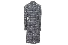 画像をギャラリービューアに読み込む, CHANEL シャネル エンブレム スパンコール No.5 05C P24957 ツイード ロゴ 激レア ロングコート 36 美品 中古 22088