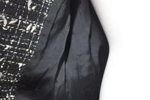 画像をギャラリービューアに読み込む, CHANEL シャネル エンブレム スパンコール No.5 05C P24957 ツイード ロゴ 激レア ロングコート 36 美品 中古 22088