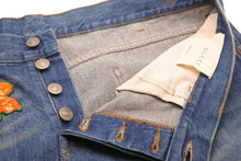 画像をギャラリービューアに読み込む, GUCCI グッチ 激レアサイズ 17AW スネークエンブロイダリー デニム パンツ 41メンズ 430356ウォッシュ加工 美品 中古 23123