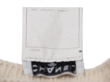 画像をギャラリービューアに読み込む, CHANEL シャネル 95A P05573V00254 ヴィンテージ ヒール カシミヤ ニット セーター 42 ホワイト ブラック 良好 23887