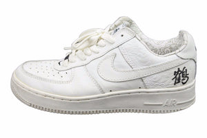 MINMI Nike Tsurukame 315205-111 Air Force 1 Low Premium White Size 23.5 Leather Good Used 24149