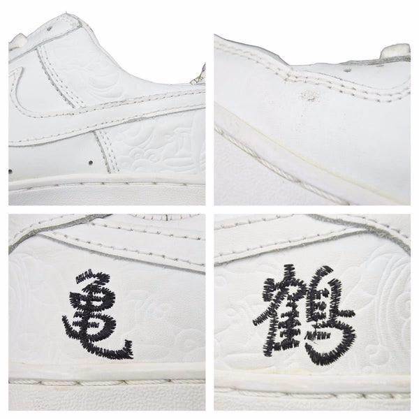 MINMI Nike Tsurukame 315205-111 Air Force 1 Low Premium White Size 23.5 Leather Good Used 24149