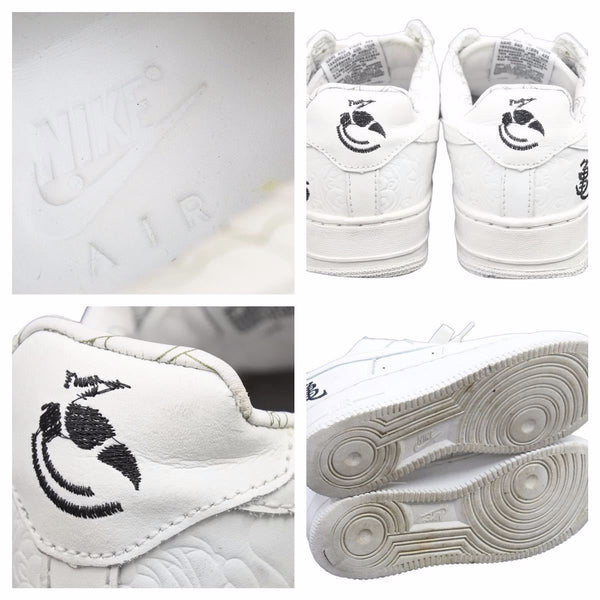 MINMI Nike Tsurukame 315205-111 Air Force 1 Low Premium White Size 23.5 Leather Good Used 24149