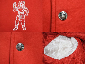 Billionaire Boys Club Billionaire Boys Club Stadium Jumper Sleeve Leather Jumper Big Logo Embroidery BBC Ice Cream M Good Condition Used 25240
