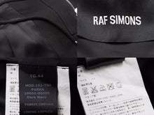 Load image into Gallery viewer, アーカイブ RAF SIMONS ラフシモンズ 15SS モッズコート ブラック マルチカラー 157-700 メンズ サイズ44 中古 N25272