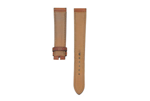 HERMES H watch leather belt watch strap leather brown used 25558
