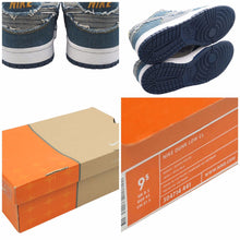 画像をギャラリービューアに読み込む, ナイキ NIKE 304714-441 DUNK LOW CL DENIM サイズ:27.5cm デニムダンクスニーカー インディゴ調 未使用 26155 正規品
