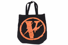 画像をギャラリービューアに読み込む, vlone x fragment ヴィーローン フラグメント 2017ss ヴィンテージ ロゴ バッグ トートバッグ 中古 27874