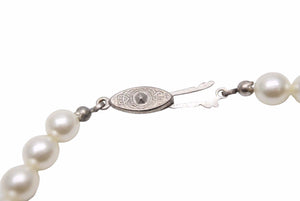Fake Pearl Necklace Accessory Accessory Imitation Pearl No Brand Cotton White 40cm Good Condition Used 28092