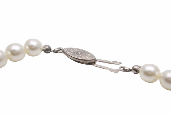Fake Pearl Necklace Accessory Accessory Imitation Pearl No Brand Cotton White 40cm Good Condition Used 28092
