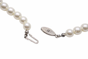 Fake Pearl Necklace Accessory Accessory Imitation Pearl No Brand Cotton White 40cm Good Condition Used 28092
