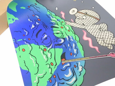 GUCCI グッチ ポスター Trevor Andrew キャスパー 正規 新品 Trevor Andrew Casper Pour Through Gucci Ghost 24 x 24 polegadas